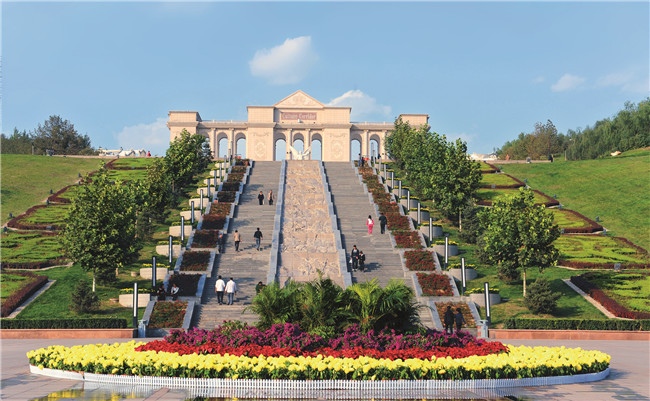 公司參與建設(shè)陽泉市北山公園工程
